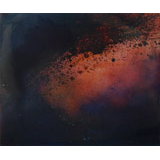 Roter Mond (2003)
Öl und Pigmente auf Leinwand
50 x 60 x 4 cm